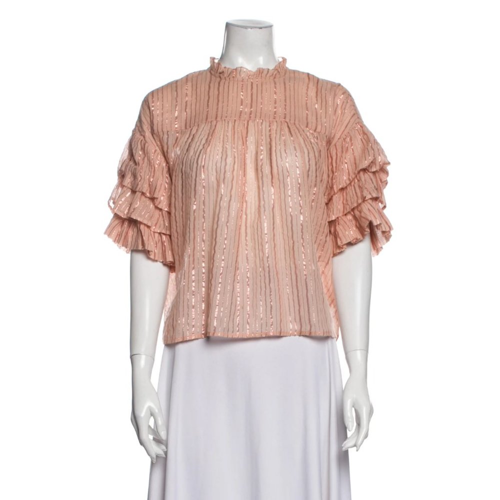 Deniz Blouse Gold stripes